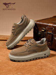 SEPTWOLVES | Thick Low Cut Lace-up Fashionable Casual Shoes