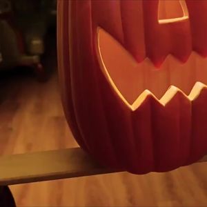 Triple Layer Light Up Glowing Pumpkin Decor Battery Operated LED Pumpkin Lights Halloween Home Indoor Party Festival Decorations