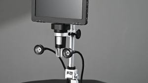Hayve 7 HDMI Digital Microscope 1200X Coin Microscope with IPS Screen 16MP Soldering Microscope with Lights 32GB Card(DM9H)