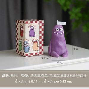 Earthlings เทียนมอนสเตอร์ สนุกสร้างสรรค์ kado ulang tahun ทำด้วยมือเทียนหอมระเหย