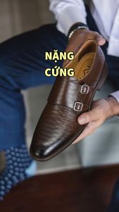 [Tăng Chiều Cao] ハンサム信 (Hansamu Shin) - Giày Công Sở Nam Sang Trọng Da Bò Nguyên Tấm Thiết Kế Lịch Lãm Full Box