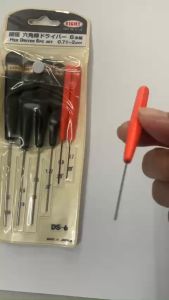 Chìa vặn Lục giác mini 0.71 mm D-0.7 Eight Nhật tại Máy NTT tháo lắp ốc cỡ nhỏ tuổi thọ lâu dài dễ dàng hiệu quả độ bền cao