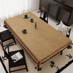 SHUYI | Retro Style Waterproof Oil-Proof Wash-Free Luxury High-End Green Tablecloth
