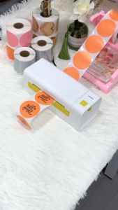 Máy In Nhiệt (Khổ A6) Kết Nối Bluetooth In Đơn Hàng Bằng Điện Thoại Sàn TMĐT Tem Mã Vạch，110mm Máy in đơn hàng