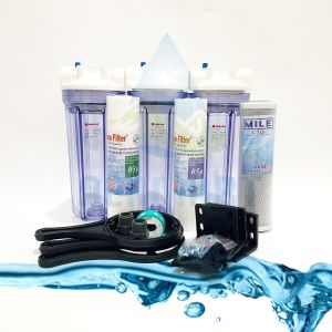 Aermart - Paket Filter Air Ekonomis 3 Housing - SedimenSedimenCTO - Filter Air Siap Pakai