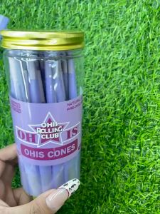 Natural Unbleached Pre-Rolled Cones King Size Bulk 50/100 Pack with W-Tip Airflow Technology &Travel Tubes Slow-Burning Plant-Based Cones for Precise Rolling | Party & Travel Ready