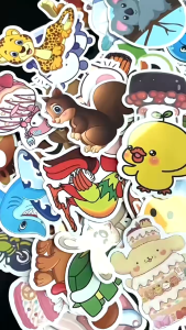 114/500Pcs Bestselling Kpop Demon Girl HUNTR/X Group Character Peripheral Stickers Waterproof Anime Cartoon Kids Stickers