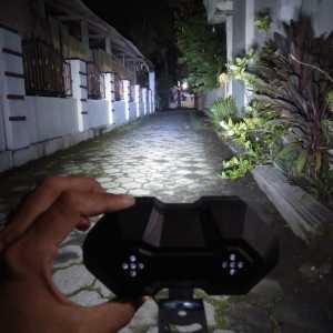 Lampu Tembak Dobel Ukuran Besar Terang & Fokus
