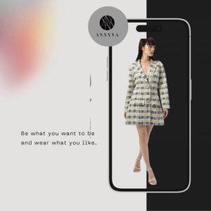 สูท แขนยาว อัดกาว มีกระดุม-เสื้อครอปเข้ารูป คอเหลี่ยม-กางเกงขาสั้น ขาธรรมดา 1 สี 6 ไซร์ สาวออฟฟิศ ปรับลดขนาดได้ | Annyya