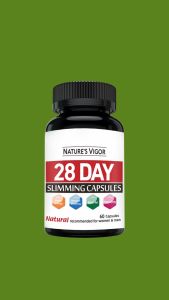 NATURE’S VIGOR Slimming Caps – Natural Weight Management Appetite Control & Digestion Support