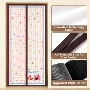 YINSHANG | Cold Air Retention Privacy Protection Mosquito Wind Blocking Door Curtain Magnetic Installation No Drilling