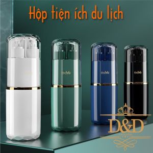 Hộp đựng bàn chải kem đánh răng lược khăn mặt và mỹ phẩm - TRAVEL KIT ETRAVEL mẫu mới