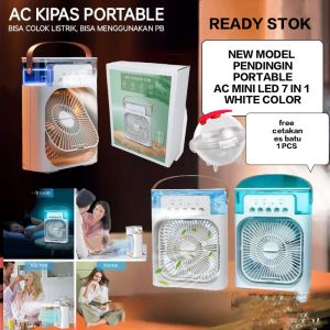 REJEKI 9393 - NEW KIPAS PENDINGIN MINI AC PORTABLE LED 7 IN 1