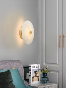 HADLITE | Luxurious Postmodern Marble Copper Wall Lamp