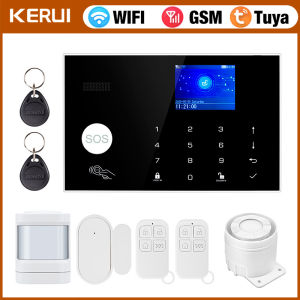 Hệ Thống Báo Động An Ninh Nhà Thông Minh KERUI G30 WIFI GSM Với Cảm Biến Cửa & Chuyển Động Điều Khiển Bằng Ứng Dụng Tuya Tương Thích Với Alexa Tự Động Hóa Nhà Cửa