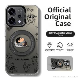 Magnetic Full-body Shockproof Phone Case Silver