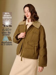INMAN | Áo Khoác Ngắn Dày Len Cừu Vải Corduroy
