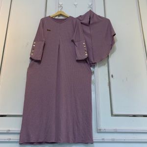 Arumi Set Bergo - Abaya Daily Jumbo LD 130 cm Knit Premium