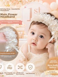 Lace Net Infant Headband Protection Accessory