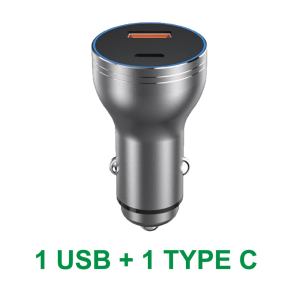 Tẩu sạc nhanh ô tô Tẩu sạc oto Tẩu xạc nhanh ô tô type C công suất tối đa 120W