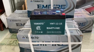 bình ắc quy xe đạp điện YAMATO (12V - 15Ah) hàng cao cấp EMPIRE dung lượng cao độ bền cao bền bỉ