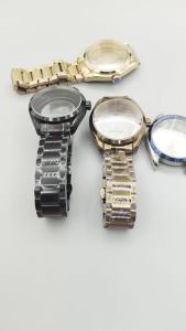 PVD Bronze/Rose Gold 40MM Sapphire Crystal Watch Cases 33.5mm Watch Dial Fit NH34 NH35 NH36 ETA2824 PT5000 Watch Box Accessories