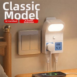 No Brand | Night Light Voice Controlled Smart Timer Eyecare Lamp