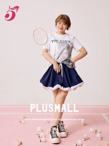 Printed Short Sleeve Tshirt Color Block Floral Skirt Set Cotton