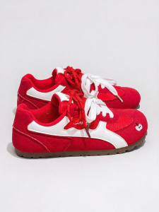 Warrior | Red Summer Breathe Easy Retro Leisure Trainer Shoes