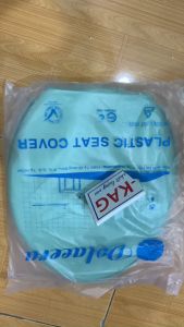 [HCM]Nắp bồn cầu KAG- NAP Dolacera xanh ngọc trọn bộ Nắp ngồi xí bệt 2 khối Dola xanh cốm