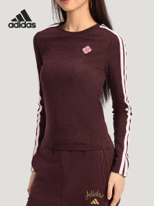 adidas | Áo Thun Dài Tay Cổ Tròn Thân Thiện Với Da Cho Phụ Nữ Mùa Xuân Thu
