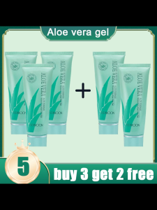 Organic Aloe Vera Moisturizing Smoothing Gel Sunscreen Repairing Aloe Vera Gel Moisturizes brightens skin Acne marks eliminates Treating Dry Skin Sun Burn Repairs damaged skin Mild oil control care Shrink Pore Soothing Firming 40g