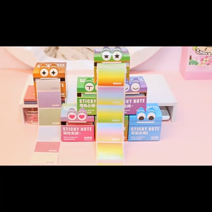 Random Color Pull-out Sticky Notes Boxed Sticky Notes Multi-functional Stickers Student Stationery Office Supplies