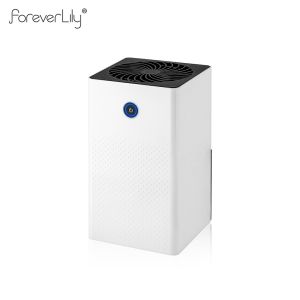 Foreverlily อุปกรณ์เครื่องลดความชื้นแบบพกพาเครื่องกรองอากาศเครื่องลดความชื้นไฟฟ้าอัจฉริยะในครัวเรือนเครื่องไดร์เป่าเล็บที่ดูดความชื้นไร้เสียงสำหรับห้อง/ห้องครัว/สำนักงาน