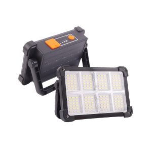 Portable Solar-Powered LED Camping LightEmergency Lighting via Solar or Type-C and USB Charging with Multi-Function Flashlight