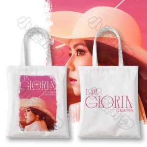 Tour Concert Canvas Shopping Bag Single Shoulder Bag Support Gear for Zhang Ke Ai 2025 Iamg Gloria Tour