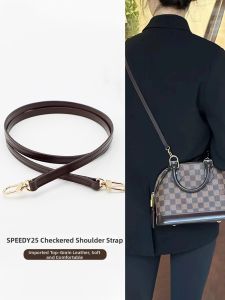 YUESIHUI | Shell Pattern Strap Replacement for LV Speedy and Alma Bags Brown