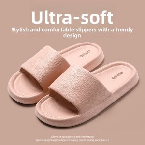 Mens Summer Indoor Home Bathroom Anti-Slip No Odor EVA Slip-On Shoes Casual Flat Heel Pure Color Daily Wear Outdoor Flip Flops