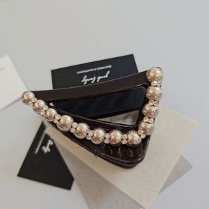 Elegant Pearl Hair Claw Clip Stylish Semi-Updo Shark Clamp High-End Craftsmanship Atmosphere Sensation Hair Accessories