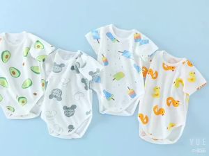Baby Rompers for Summer Newborn Clothes Casual Breathable Toddler Girl Boy Bodysuits Babies Overalls Soft Cotton Infant Clothing