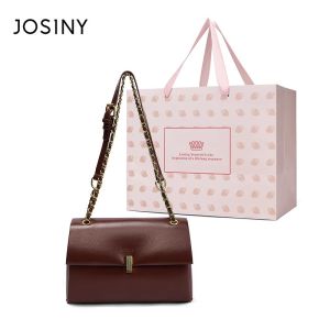 Josiny | Elegant Red Large Capacity Commuter Armpit Bag