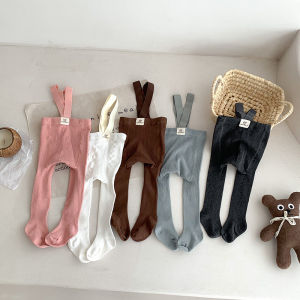 Adorable Baby Weightlifting Pants High Waist Protector Boys Girls Autumn Clothes Casual Cotton Polyester Blend Socks