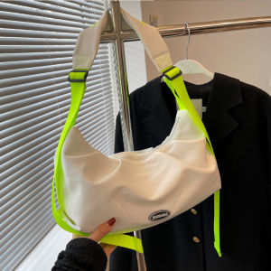 กระเป๋าสะพายข้างผู้หญิง Mivor ทรงสี่เหลี่ยม วัสดุไนลอน สีสันสดใส กระเป๋าใส่ของสำหรับใส่ฟิตเนสและใช้ในชีวิตประจำวัน