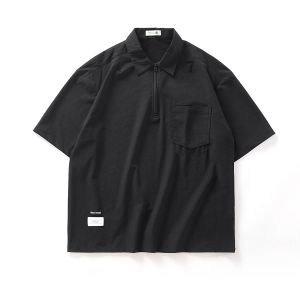 Extra Large 300 Pounds American Ice Silk Polo Shirt Mens Short Sleeve Summer Loose Mountain Casual Half Sleeve Quick Dry T-Shirt