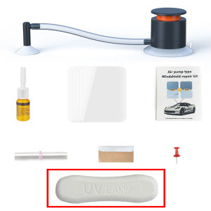 Car Windshield Repair Set DIY Auto Windscreen Scratch Glass for Chip Crack Repair Tools Kit Bull-Eye Star Shape Half-Moon Cracks