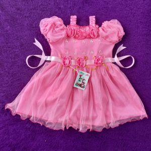 Gaun beautiful flower 1-2 Tahun