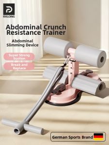 REXUELONG | Home Use Abdominal Trainer and Waist Slimmer with Double Suction Cups