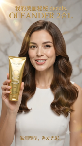 Oleander ES 2-in-1 Moist Sculpting Lotion 305ml | Curl Styling for Natural & Permed Hair | Weightless Volume Moisture & Long-Lasting Hold