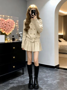 SENWA | Stylish Rich Heiress Style Sweater Dress Set