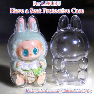 Labubu Transparent Protective Cover Dustproof Acrylic Protective Shell Elf Plushie Display Box